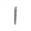 ALL-S0002115, Cable management panel, grey, 22U, 48.3 cm 19 inch, 960 mm