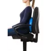 Inflatable stability cushion MDH Sensory Balance Disc DRQM3C0CHXUXP, blue, PVC, Ø350 mm, height 60 mm, max load 200 kg, with tabs