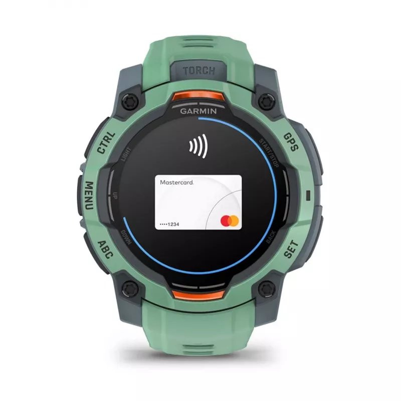 Garmin Instinct 3 AMOLED 3.05 cm (1.2) 45 mm Digital 390 x 390 pixels Touchscreen Green GPS (satellite)