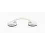 Suction cup holder Qmed DRQM6D0AAXXXP — technopolymer wall mount, 20 cm depth, max load 30 kg, white, 65×53 mm