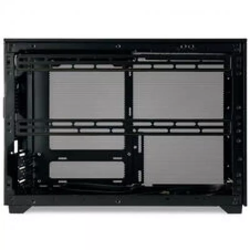 Mini ITX/ATX PC case ssupd Meshroom D (CS-MRD-BK-1) — compact black chassis with mesh panels
