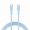 CANYON cable OnWire 60CL C-C 60W COLOR Braided 1m Light Blue