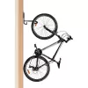 Wall bike mount MACLEAN MC-433 vertical bicycle hanger, foldable, adjustable width, for bikes up to 20 kg, black