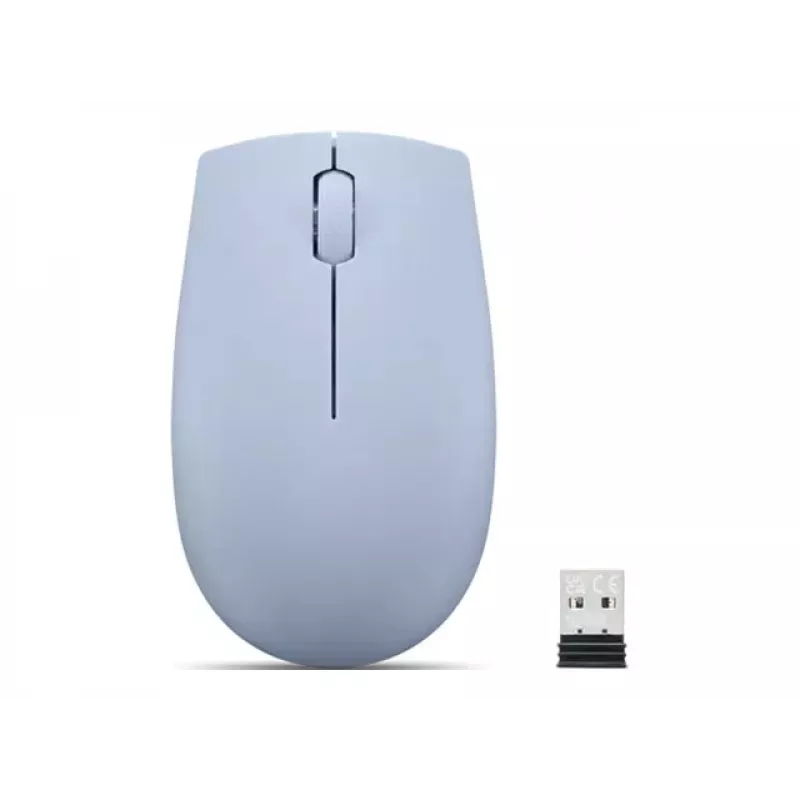 Wireless ambidextrous mouse Lenovo GY51L15679 — Frost Blue, RF 2.4 GHz, 1000 DPI, 3 buttons, AA battery