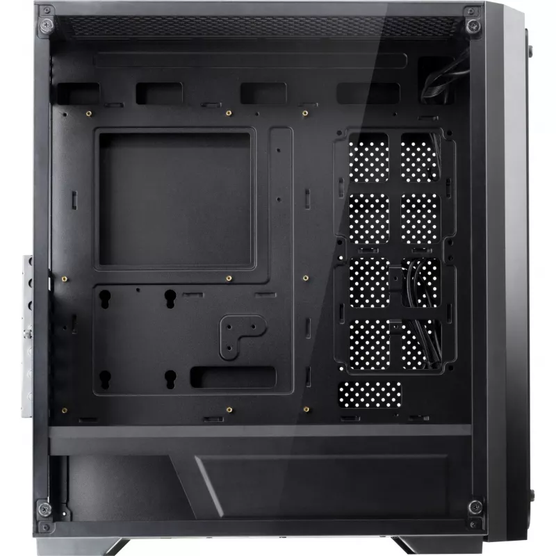 RAIJINTEK PONOS TG4 - Desktop - PC - SPCC - Black - ATX - EATX - EEB - micro ATX - Mini-ATX - Gaming