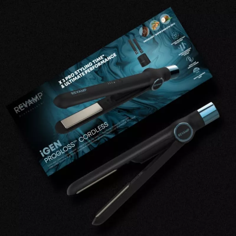 Hair straightener Revamp ST-2750-EU2 cordless ceramic plates Progloss