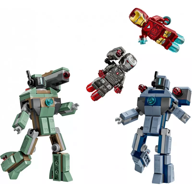 Construction Toy LEGO Marvel Super Heroes Iron Man War Machine set 76320, 204 pieces, 2 minifigures, 100 mm height