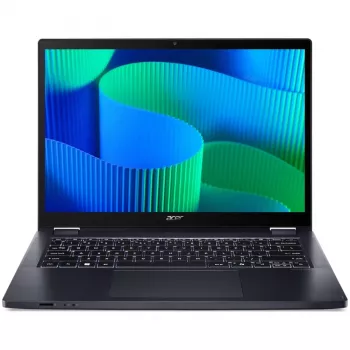 Hybrid (2-in-1) laptop Acer TravelMate TMP414RN-54-TCO-74CP — 14 inch WUXGA touch, Intel Core Ultra 7 155U, 16 GB DDR5, 512 GB SSD, 4G, Windows 11 Pro, blue