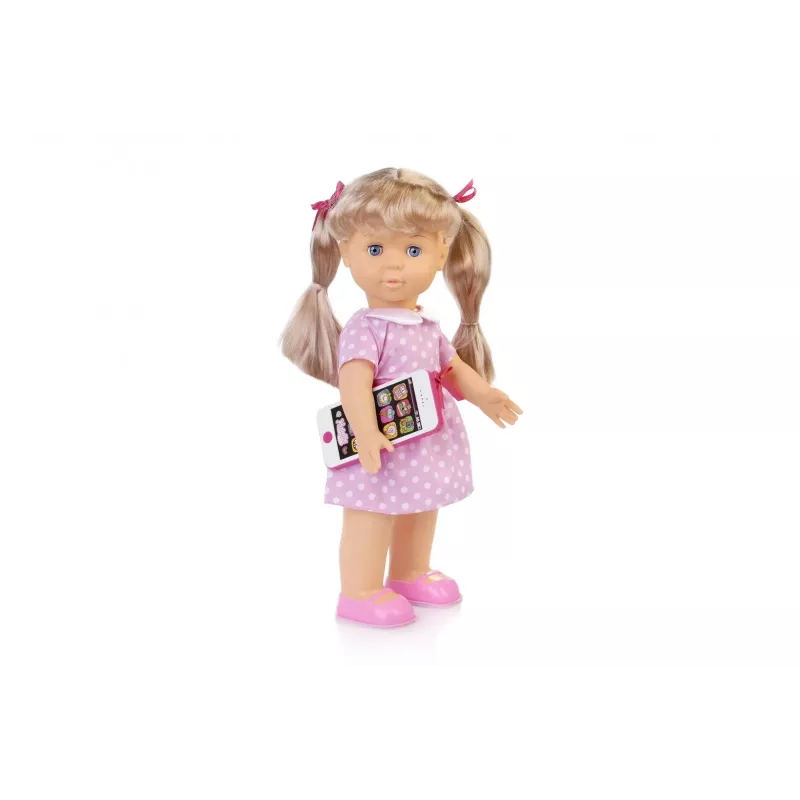 Doll Artyk Natalia walking with smartphone 41 cm – Artyk 41cm walking doll with accessory