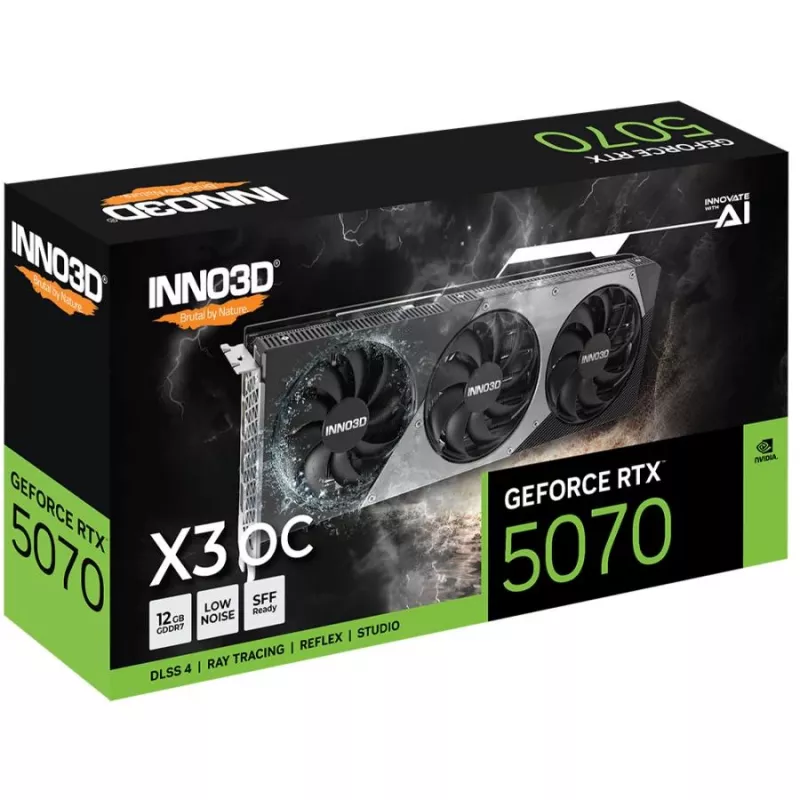 INNO3D GeForce RTX 5070 X3 OC 12GB GDDR7 Graphics Card