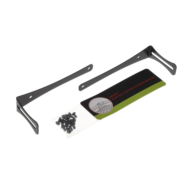 Radiator holder BitsPower BP-120RADHV2-BK — black mounting bracket for 120mm radiators