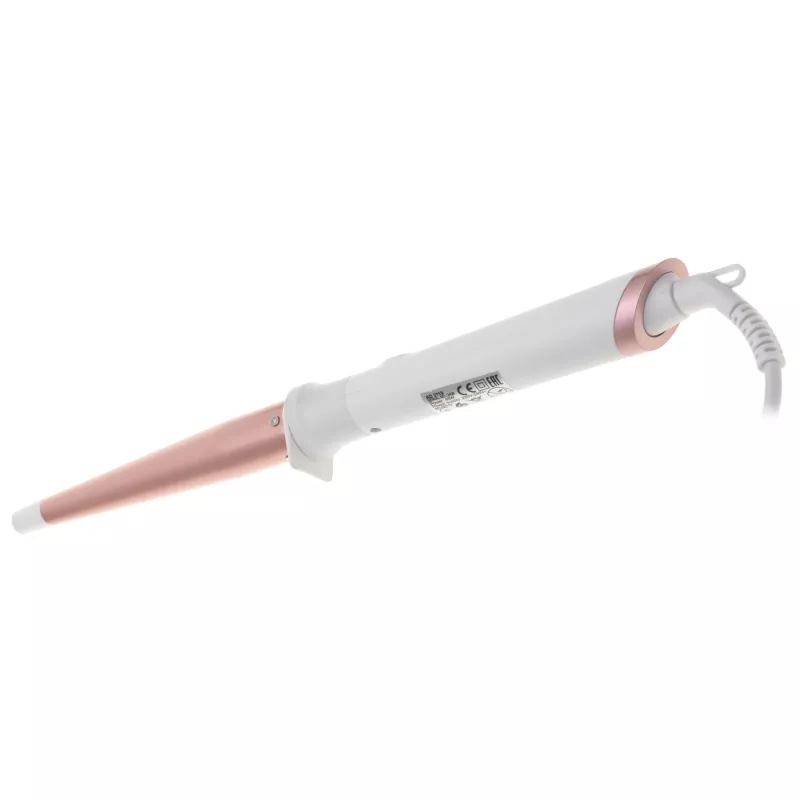 Curling iron Adler AD 2119 — tapered 12–25 mm ceramic barrel, adjustable 120–200 °C, 45 W, pink