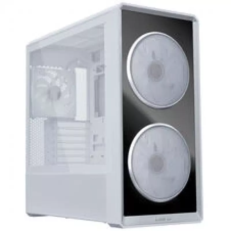 Lian Li LANCOOL 217 INF PC-Enclosure Bundle + 3x UNI FAN SL-INF 120 Reverse Blade Fan - White