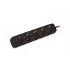 Power Extension Cable Lanberg PS0-05F-0300-BK 3m 5 AC Outlets Indoor Black