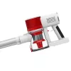 Cordless vacuum cleaner Adler AD 7051 — 300 W max, 22.2 V battery, 0.6 L bagless, stainless steel tube, EPA F8, LED light, white/red