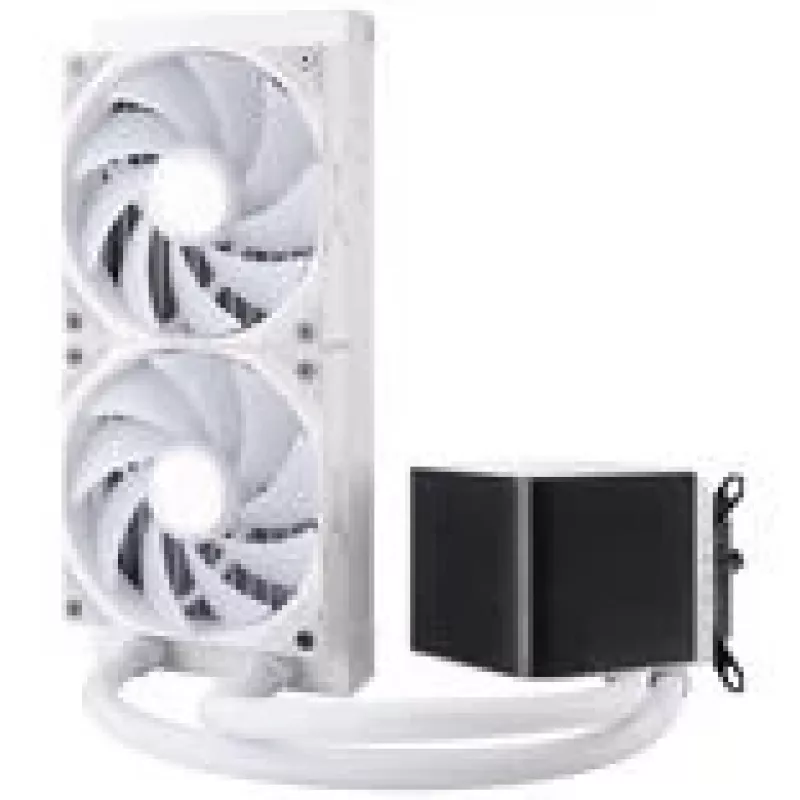 Jonsbo D32 STD PC-Enclosure + TRYX PANORAMA Complete Liquid Cooling, ARGB - 240mm, White