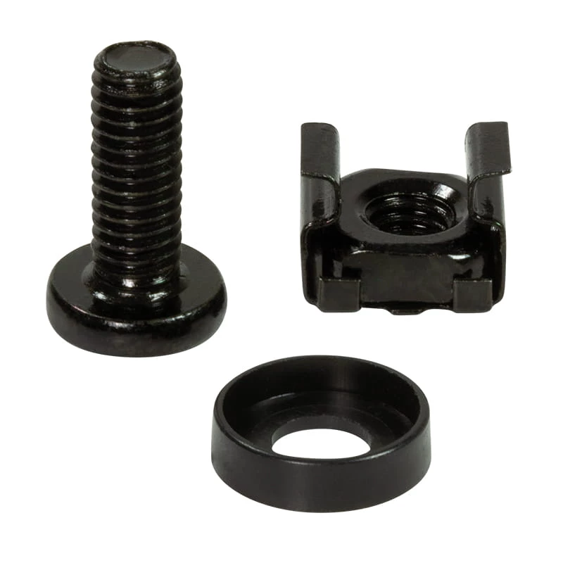 Screw kit LOGILINK AC116 — 50 black screws for rack accessories