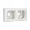 Switch/Socket Cover Frame Gira 106203 Standard 55, 2-fold, Reinweiß