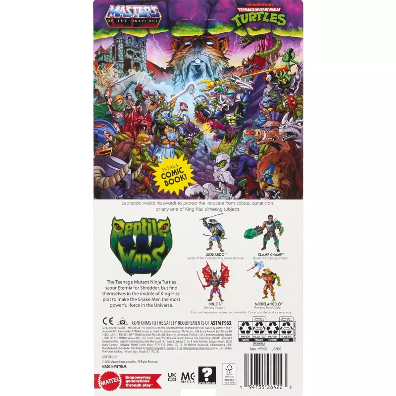 Action figure MATTEL MotU Origins Core Leonardo JBN03 – collectible 6 inch scale, articulated