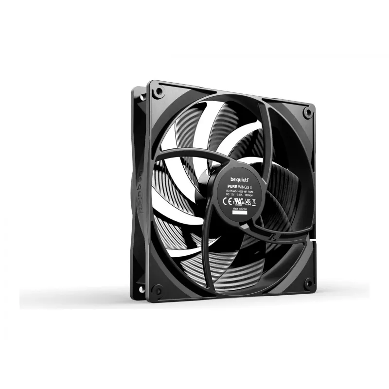 be quiet Pure Wings 3 140mm PWM high-speed Computer case Fan 14 cm Black 1 pc(s)