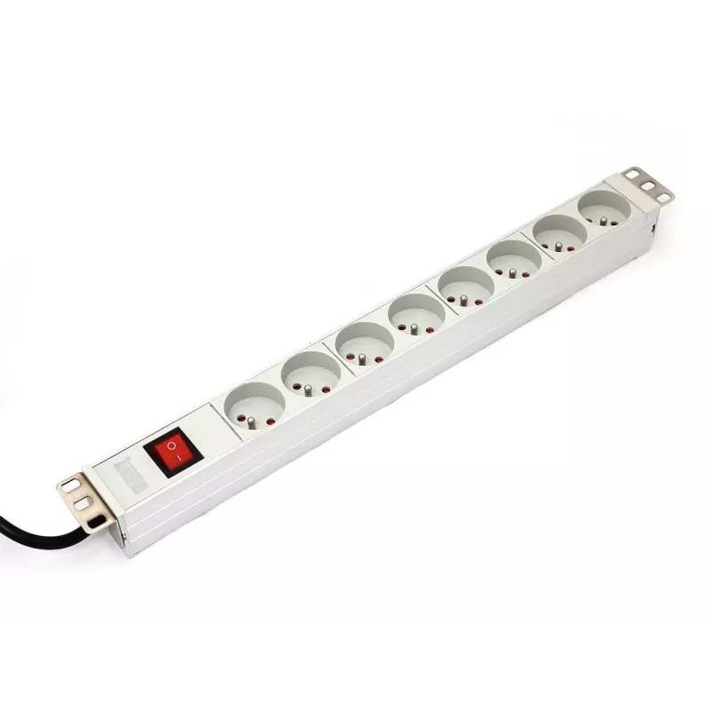 DIGITUS Professional a-19-STRIP-2-IMP - power distribution unit (Rack - rack-mountable) - AC 250 V - input Power Supply - output
