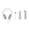Headset QPAD GAMIAC HS71 wired head-band USB Type-C, circumaural, 20–20000 Hz, 2.2 m cable, white