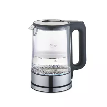 Electric kettle Maestro MR-053 1.7 L 2200 W Glass housing Black with water level indicator