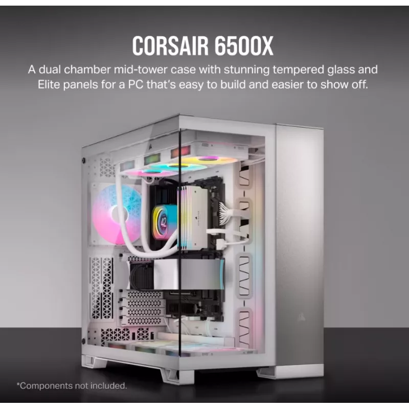 Corsair CC-9011285-WW computer case Midi Tower Grey, White
