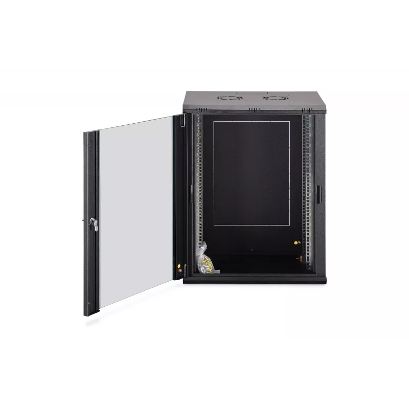 DIGITUS Dynamic-N 16U Wall Mount Cabinet 19 inch 600x450 mm Black