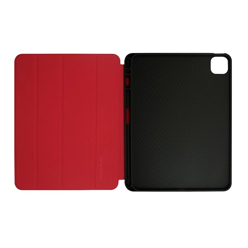 Crong FlexFolio CRG-FXF-IPD112-RED folio case for iPad Air 11 M3 (2025)/M2 (2024), iPad Air 10.9 (5-4 gen.), iPad Pro 11 (2022-2021), 27.7 cm (10.9 inch), Apple Pencil holder, red