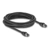 Delock - Network Cable - RJ-45 (M) to RJ-45 (M) - 5,0m - 7,5 mm - S/FTP - CAT 8,1 - Halogen-Free, Snagless, to 40 Gbps Data Transfer Rate - Black (80236)
