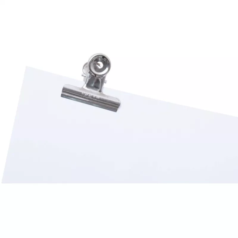 MAUL Letter Clip made from metal, Colour: nickel, Width: 50 mm Clamping Width: 20 mm, self-service packaging (21750-96)