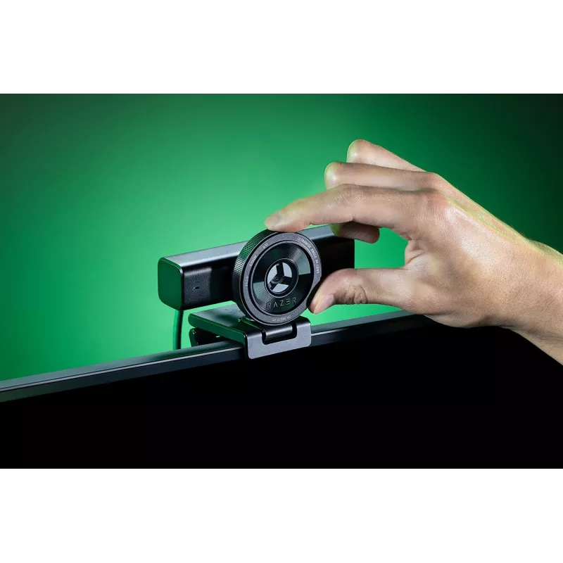 Razer | Webcam | Kiyo V2 | MJPEG up to 4K 30 FPS, 1080p 60 FPS, YUY2 up to 4K 15 FPS, 1080p 60 FPS, NV12 up to 4K 20 FPS, 1080p 60 FPS