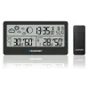 Weather station BLAUPUNKT WS20BK — indoor/outdoor temperature & humidity display, black, 1 sensor, LCD, battery-powered