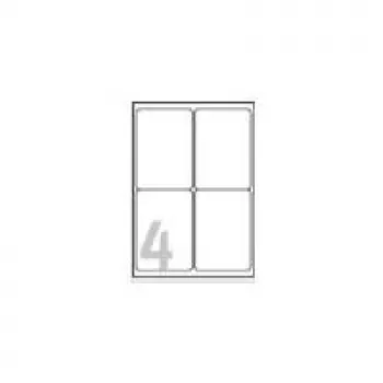 Avery Zweckform Avery Heavy Duty Laser Labels - Polyester - White - 99.1 x 139 mm 80 label(s) (20 Sheets x 4)