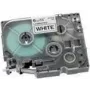 Brother Black on White Gloss Laminated Tape, 6mm label-making tape TZ