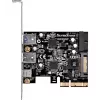 SilverStone ECU05 - USB-Adapter - PCIe 2,0 x2 Low Profile - USB 3,1 Type C x 1 + USB3.0 x 2 + USB3.0 (intern) x 2 (SST-ECU05)