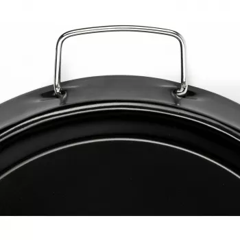 pan for Pizza Oven Delizia Anniversary, baking tray black, Ø 30cm