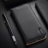 Dux Ducis Dux Ducis Hivo Ledertasche with Klappe Naturleder Brieftasche Case for Karten and Dokumente Samsung Galaxy S22+ (S22 Plus) Black