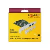 Delock PCI Express x4 Karte to 2 x external USB 3.1 Gen 2 Type-A Socket (90298)