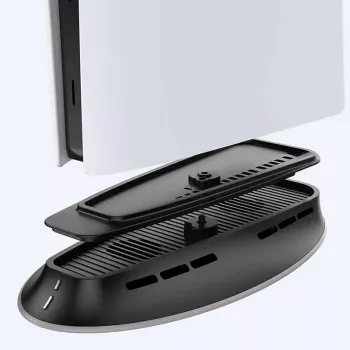 Cooling stand SUBSONIC SA5656 for PS5 and PS5 Slim with LED lights, multi-fan cooling, USB powered