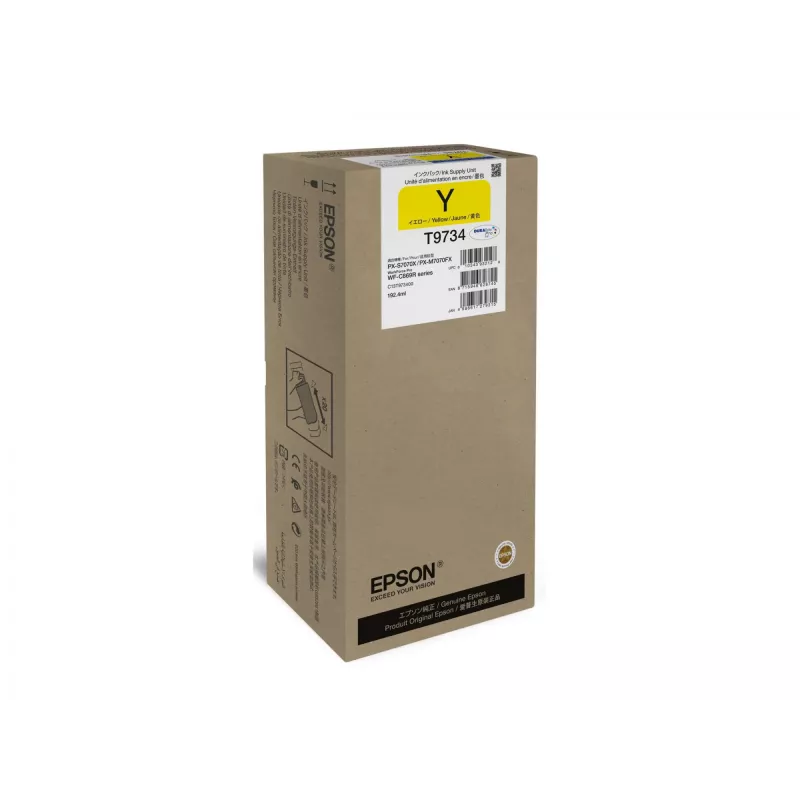 Ink Cartridge Epson WF-C869R T97340N Yellow XL – Original High (XL) Yield