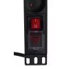 Alantec 19-inch 1U Power Strip, 8x CEE 7/5, Switch, 1.8m (PZ081U)