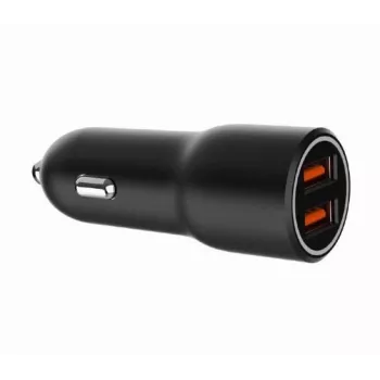 Car mobile device charger Gembird TA-UC-A2QC36-CAR-01, 36 W, 12–24V, cigar lighter, black
