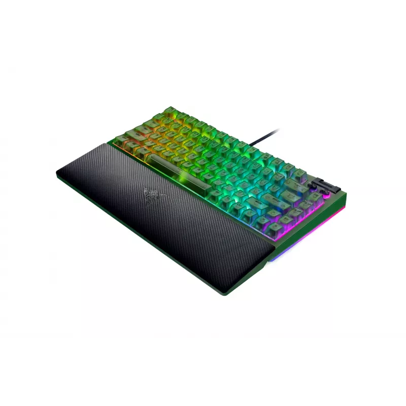 Mechanical Gaming Keyboard Razer BlackWidow V4 75% — Wired US layout, Phantom Green Edition, Razer Mechanical Tactile Switches