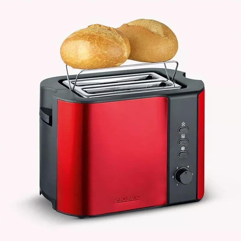 Toaster Severin AT 2217 2 slice 800 W Black Red