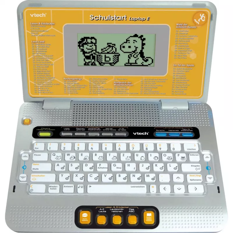 Educational Laptop VTech Schulstart Laptop E for children ages 6–8, silver, interactive learning toy