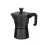 Moka pot Maestro MR-1666-3-BLACK, manual 3-cup aluminium coffee maker, 150 ml, black