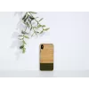Smartphone case man and wood for iPhone XS Max — bamboo forest wooden back, protective shell