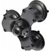 RAM Mounts Twist-Lock Triple Suction Cup Ball Base 3.81 cm Black
